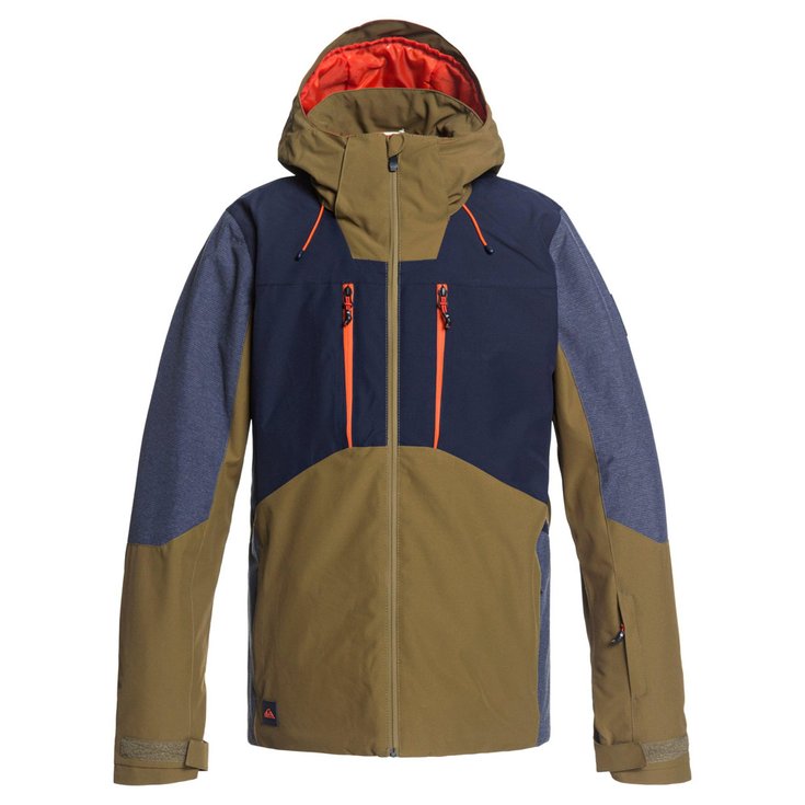 Quiksilver Ski Jacket Mission Plus Military Olive Overview