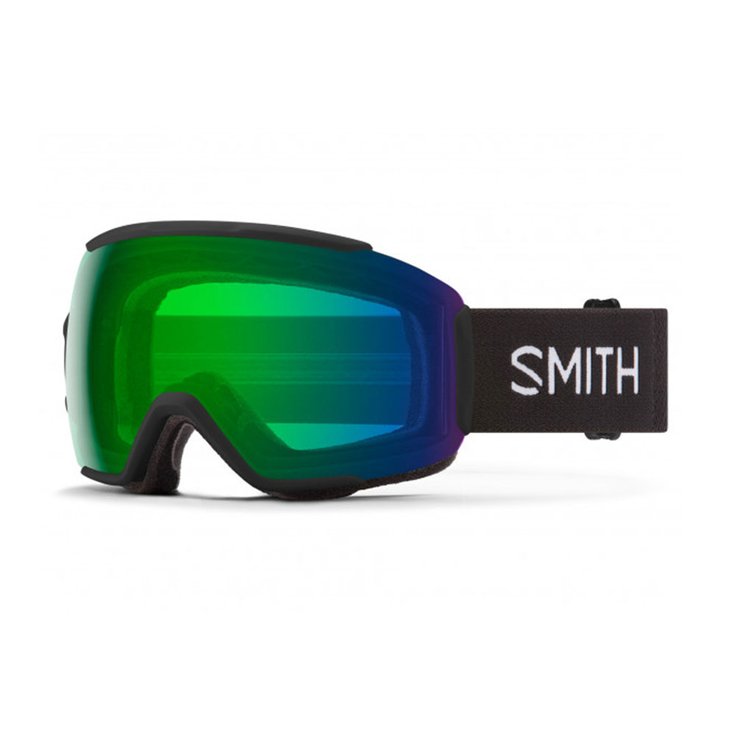 Smith Masque de Ski Sequence Otg Black Chromapop Everyday Green Mirror 