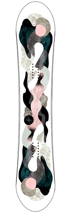 Ride Tabla De Snowboard Compact Parte Superior