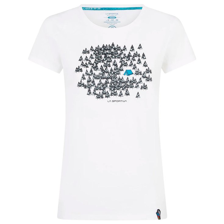 La Sportiva Tee-shirt d’escalade Forest T-Shirt W White Présentation