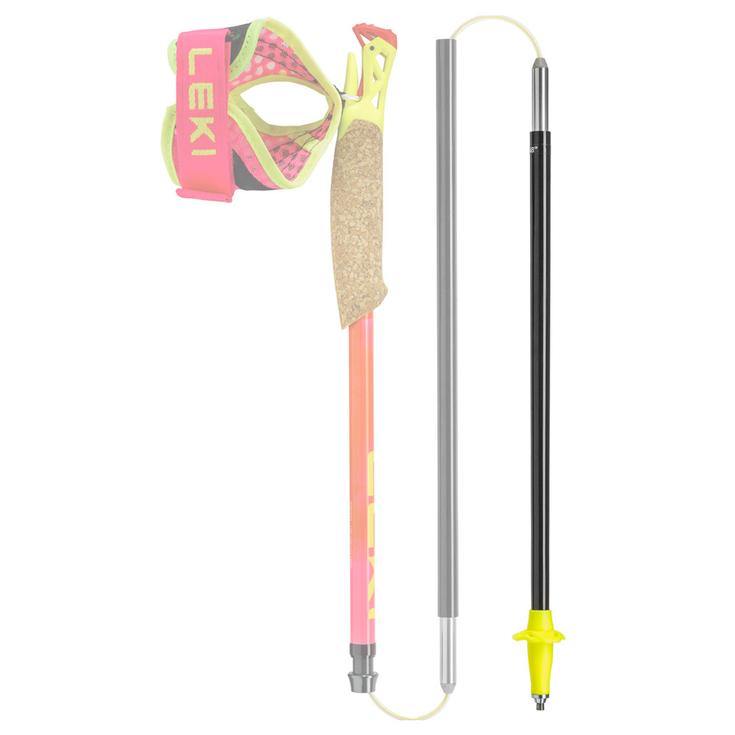 Leki Sticks Lower Section 12 Carbon (Ultratrail + Neo Fx.One Superlite) Natural Carbon Black Overview