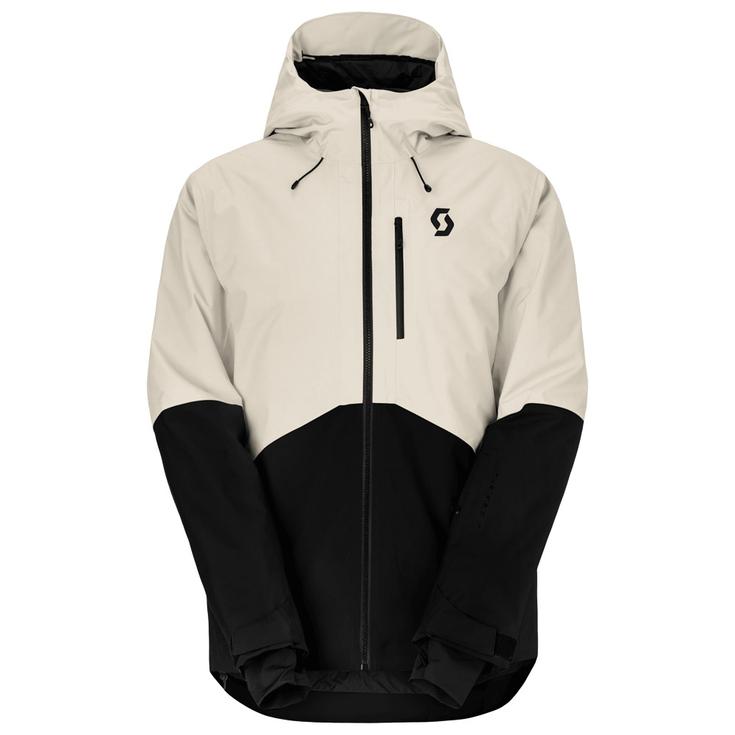 Scott Ski Jacket M's Ultimate Dryo 10 Latte Beige Black Overview