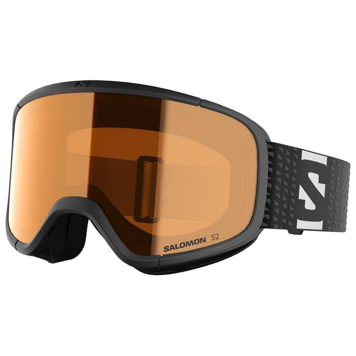 Salomon Skibrille Aksium 2.0 Black Flash Tonic Orange Präsentation