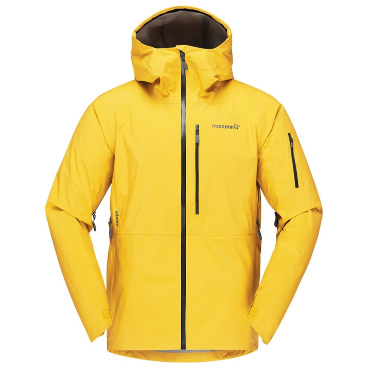Norrona Ski Jacket Lofoten Gore-tex Lemon Chrome Overview