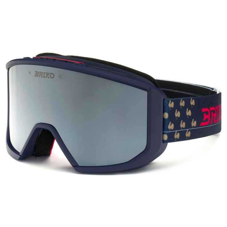 Goggles Briko Vulcano Mask Sharp Lite France Tangaroa Blue Golden Silver Mirror