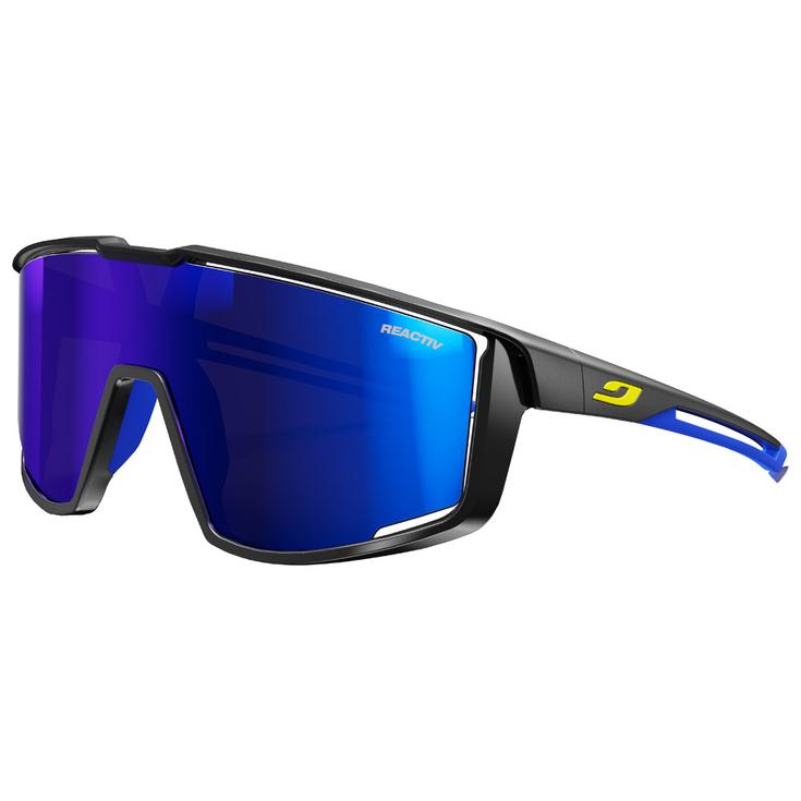 Julbo Sunglasses Fury Mat Noir Bleu Reactiv 1-3 High Contrast Overview