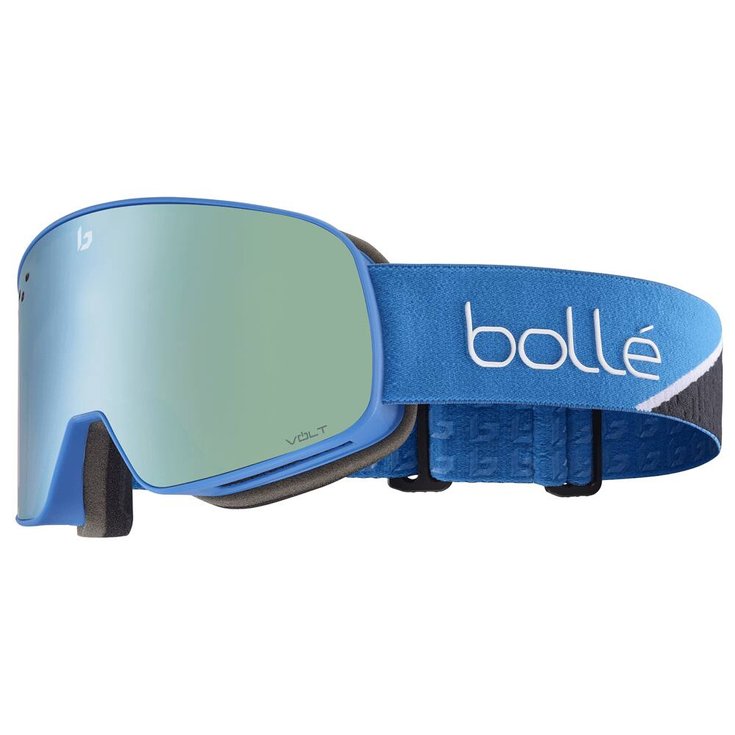 Bolle Skibrille Nevada Race Blue Matte - Volt Ice Blue Cat 3 Präsentation