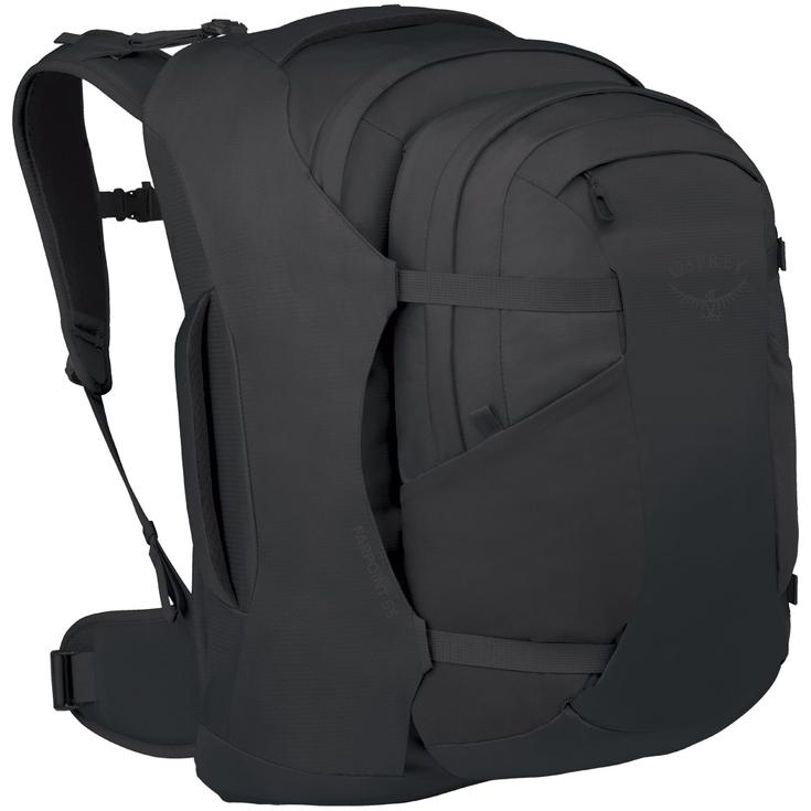 Osprey Bolsa de viaje Farpoint 55 Travel Pack Black Presentación