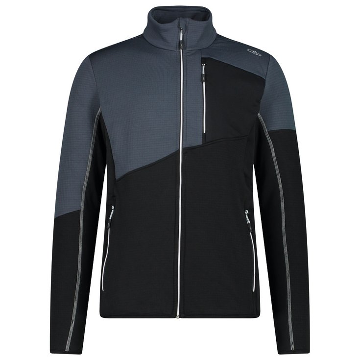 CMP Fleece Man Jacket Fleece Nero Overview
