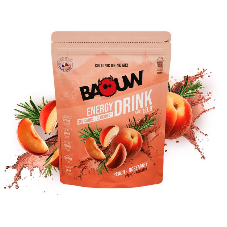 Baouw Bebida Énergétique Isotonique Bio 585 g. Pêche Romarin Presentación