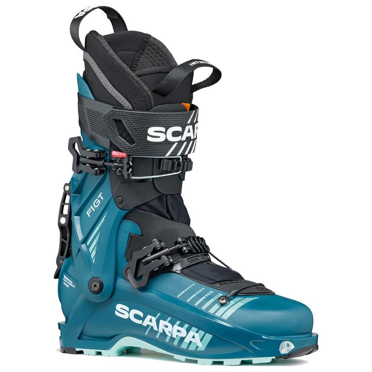 Scarpa Chaussures de Ski Randonnée F1 Gt Wmn Petrol Aqua 