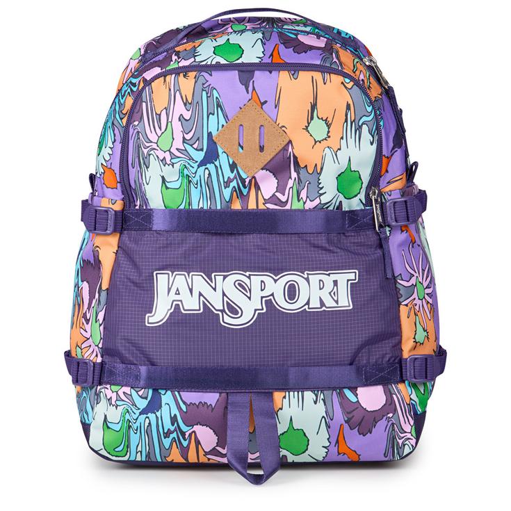 Jansport Zaino Small Seattle Pack 27L Melted Blooms Yellow Presentazione