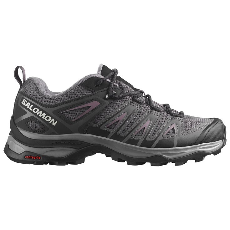 Salomon Hiking shoes X Ultra Pioneer Aero W Magnet Black Moonscape Overview