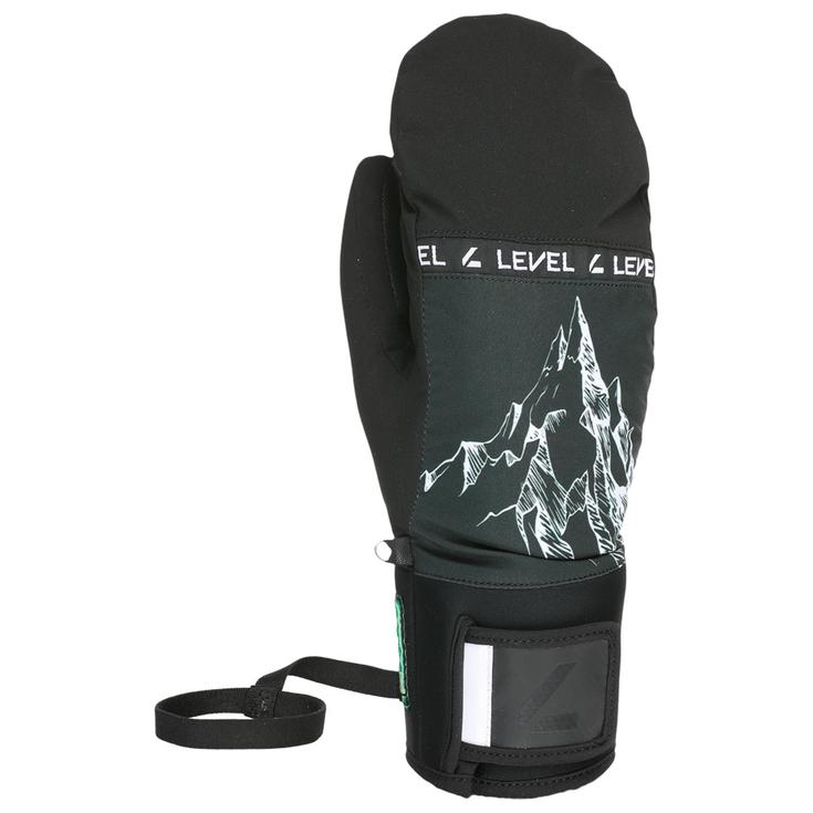 Level Manopla Comet Junior Mitt Noir Blanc Presentación