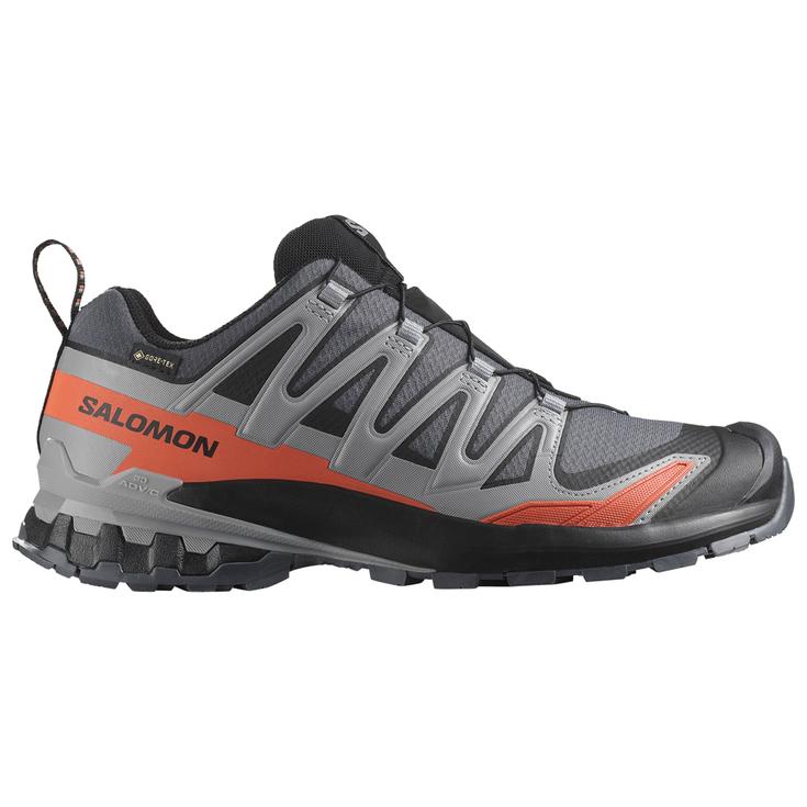 Salomon Botas de trail Xa Pro 3D V9 Wide Gore-Tex Turbulence Black Burnt Ochre Presentación