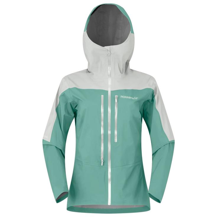 Norrona Giacca da alpinismo Falketind Dri1 Jacket W Malachite Green Presentazione
