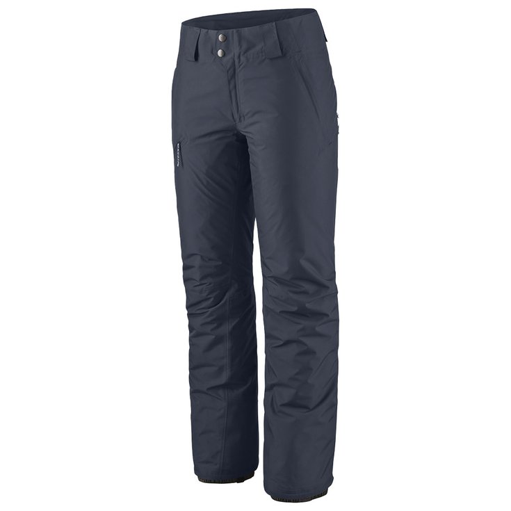 Patagonia Pantalon Ski W's Insulated Powder Town Pants Smolder Blue Présentation
