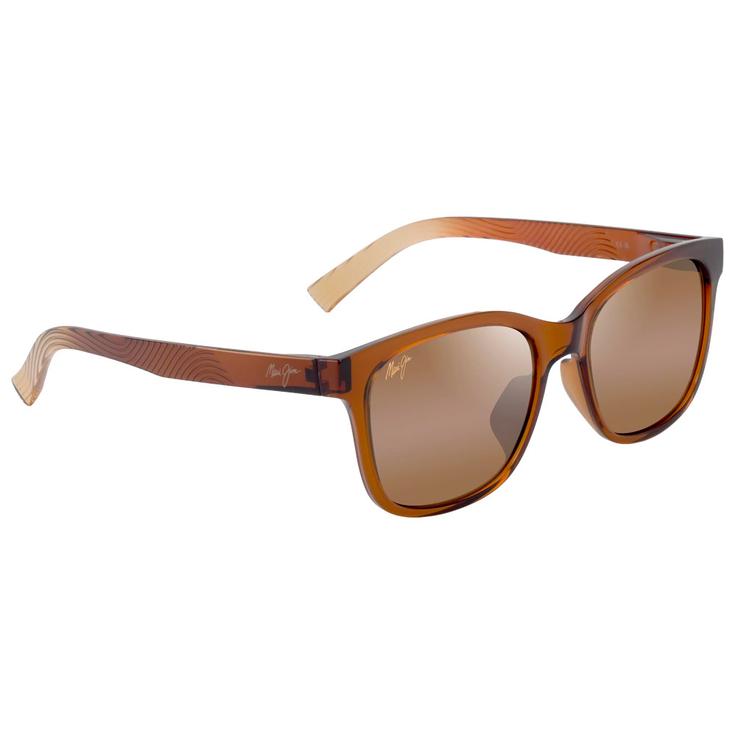 Maui Jim Lunettes de soleil Owelo Shiny Trans Dark Brown Hcl Bronze MauiPure Présentation