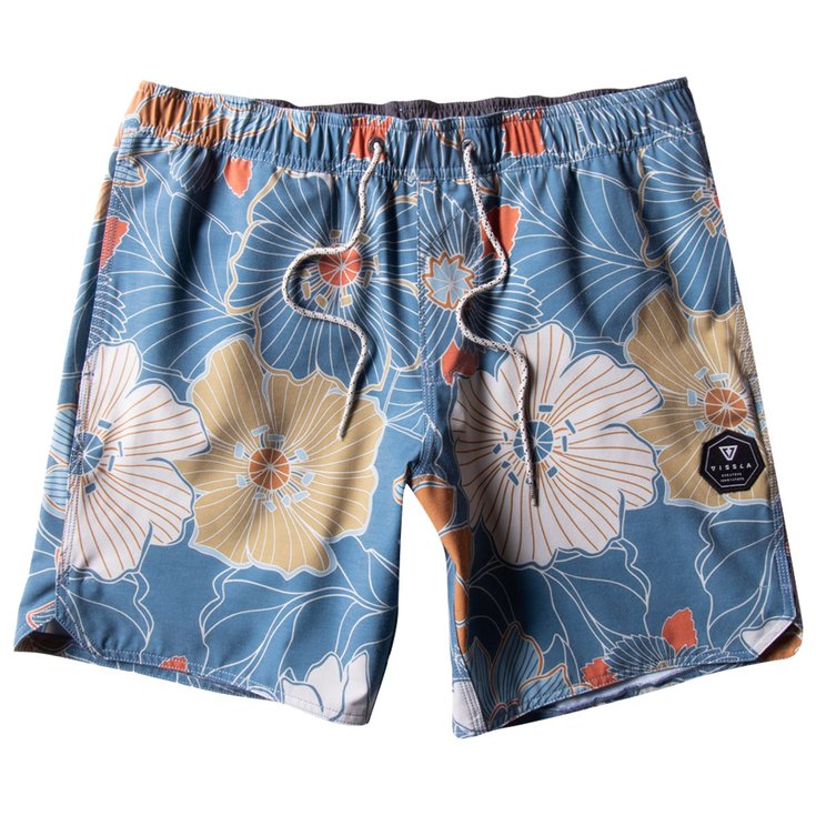 Vissla Boardshort Chuns 16.5 Ecolastic Tidal Blue Presentazione