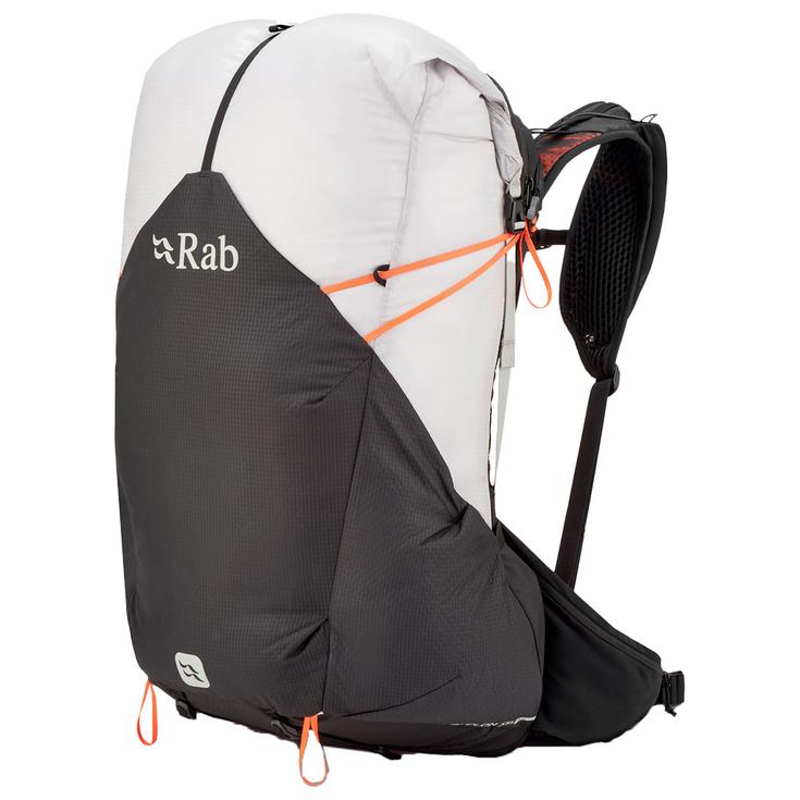 RAB Mochila Syclon Xp 40 Black Dark Pewter Presentación