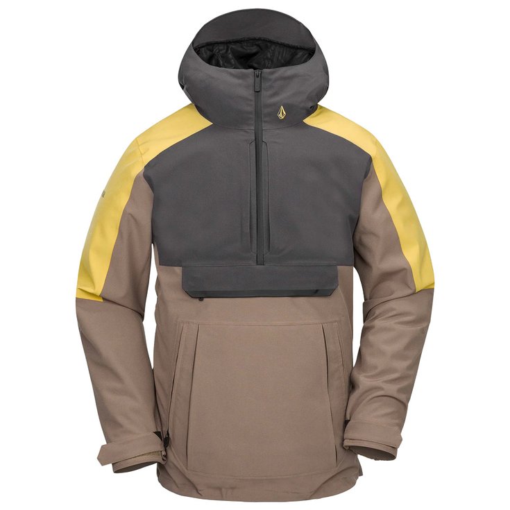 Volcom brighton pullover jacket caramel online