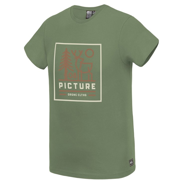 Picture Tee-shirt Stag Army Green Présentation