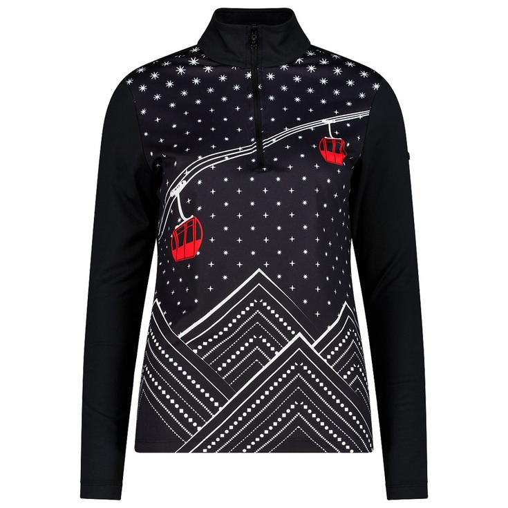 CMP Fleece Woman Sweat Nero Voorstelling