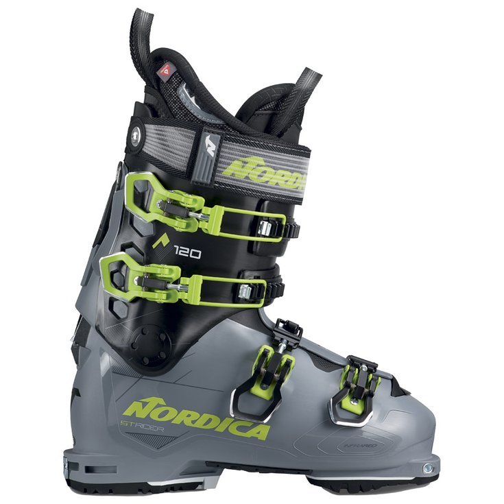 Nordica Chaussures de Ski Strider 120 Dyn Gey Black Green Overview