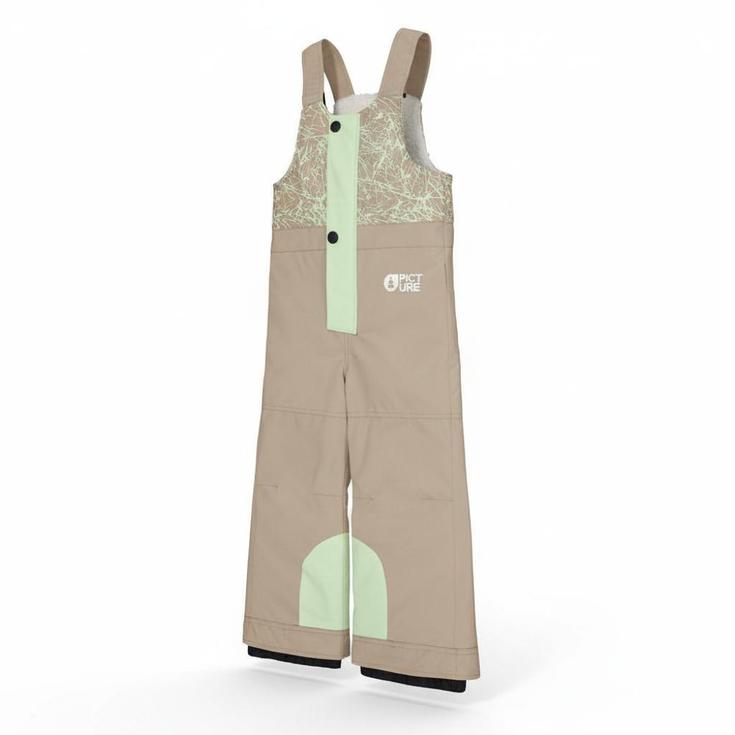 Picture Pantalones de esqui Snowy Bib Roebuck Textury Print Presentación