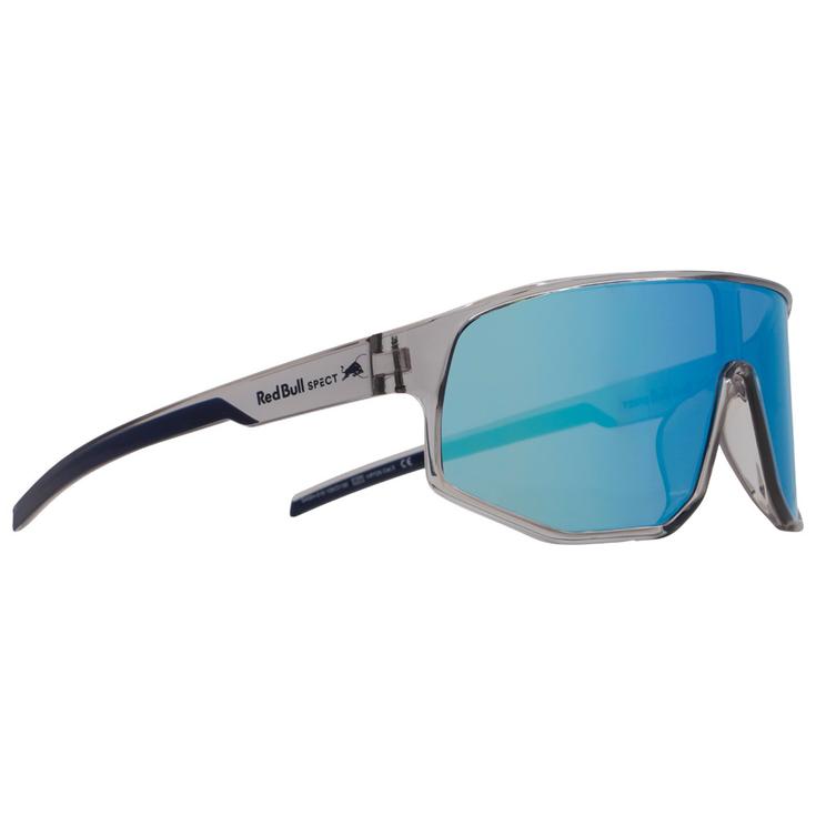 Red Bull Spect Gafas Dash Shiny X'Tal Light Grey Blue Smoke Blue Mirror Presentación