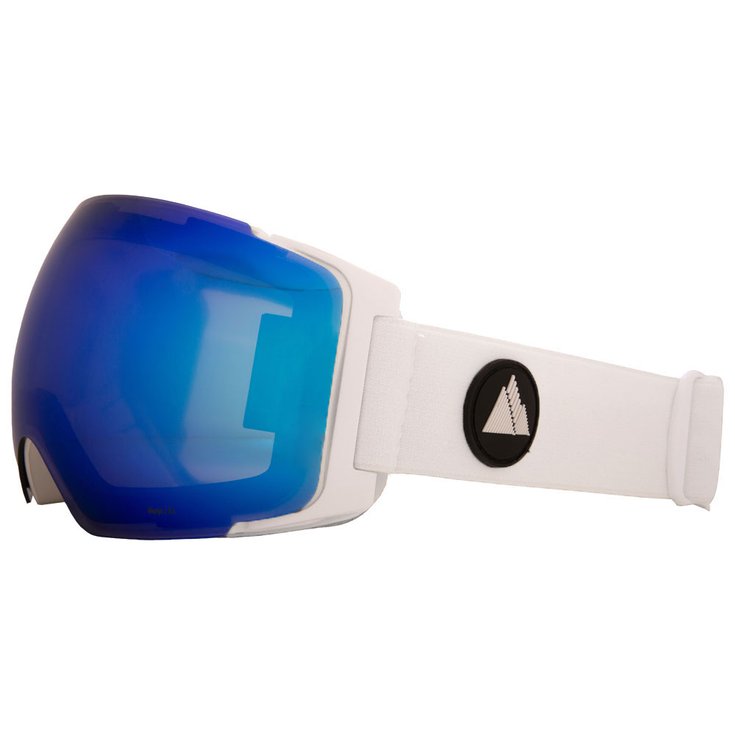 Winter Your Life Skibrille Meije White Lux3000 Blue Ion + Lux1000 Yellow Präsentation