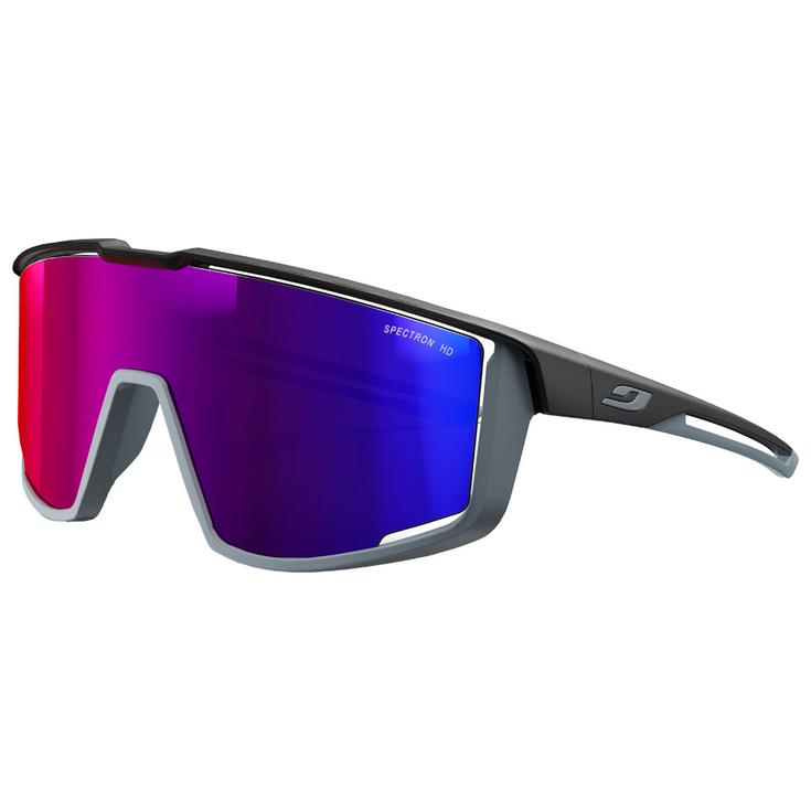 Julbo Lunettes de soleil Fury Mat Noir Gris Foncé Spectron Hd 3 Présentation