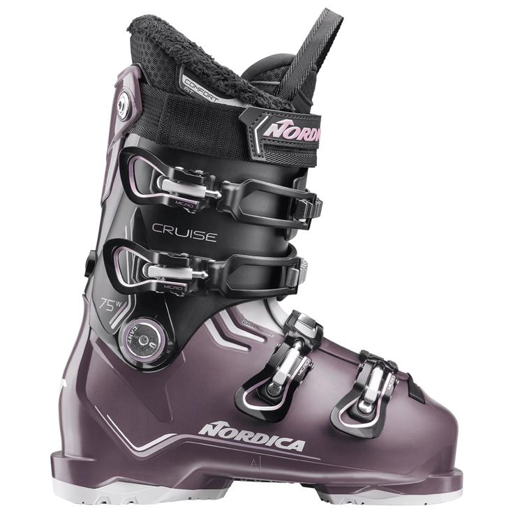 Nordica Chaussures de Ski The Cruise 75 W Purple Black White Côté