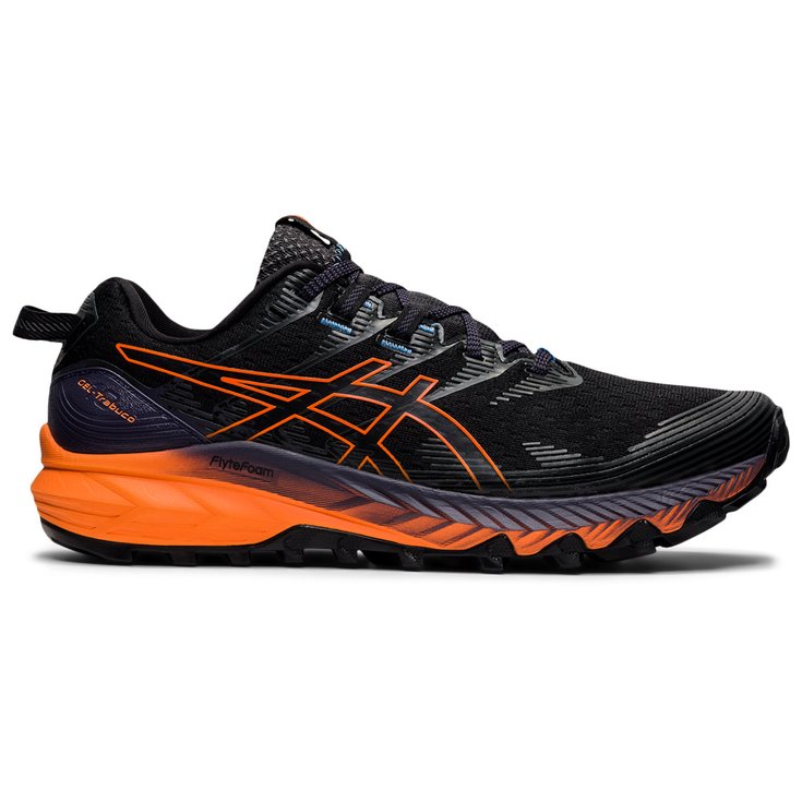 Asics Chaussures de trail Gel-Trabuco 10 Black Shocking Orange Présentation