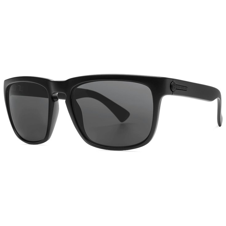 Electric Sonnenbrille Knoxville Matte Black Ohm Grey Polarized Präsentation
