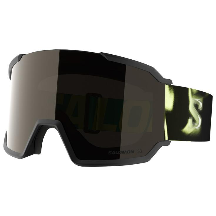 Salomon Skibrillen S/View 3 Black Yellow Multilayer Black Voorstelling