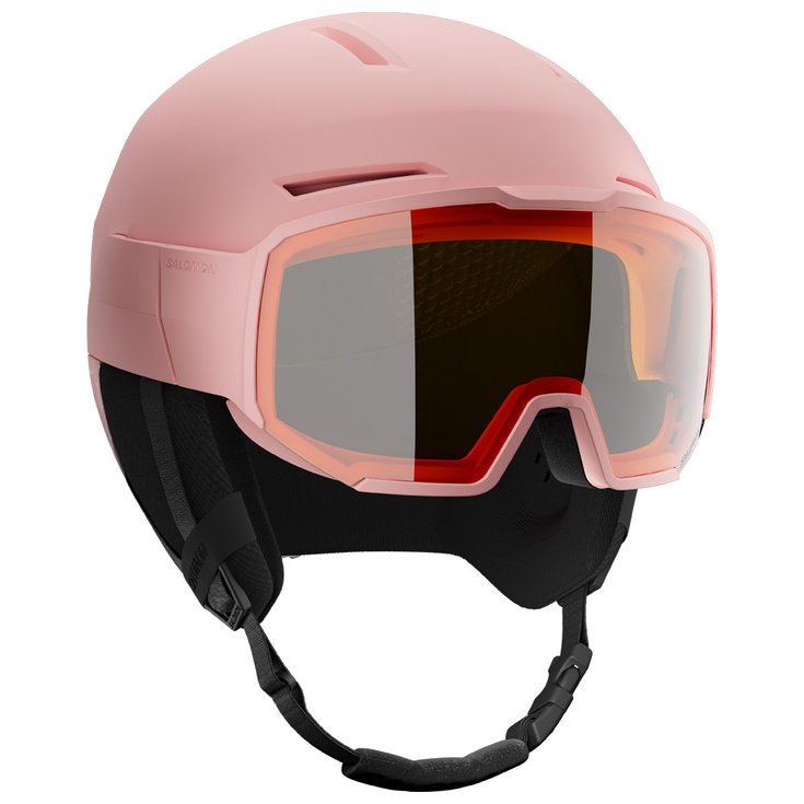 Salomon Visor helmet Osmo Heavenly Pink Black Flash Tonic Orange Overview
