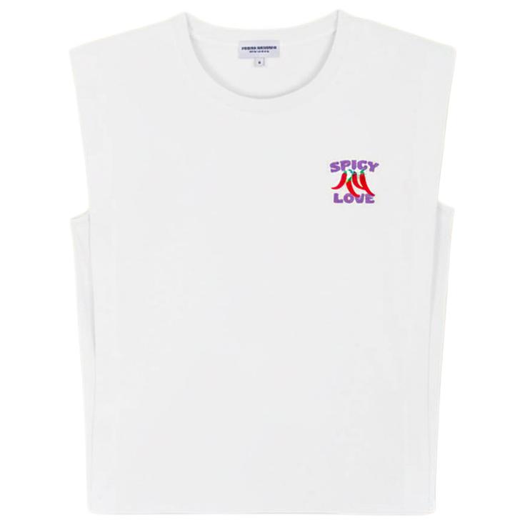 French Disorder Maglietta Poppy Spicy Love White Presentazione