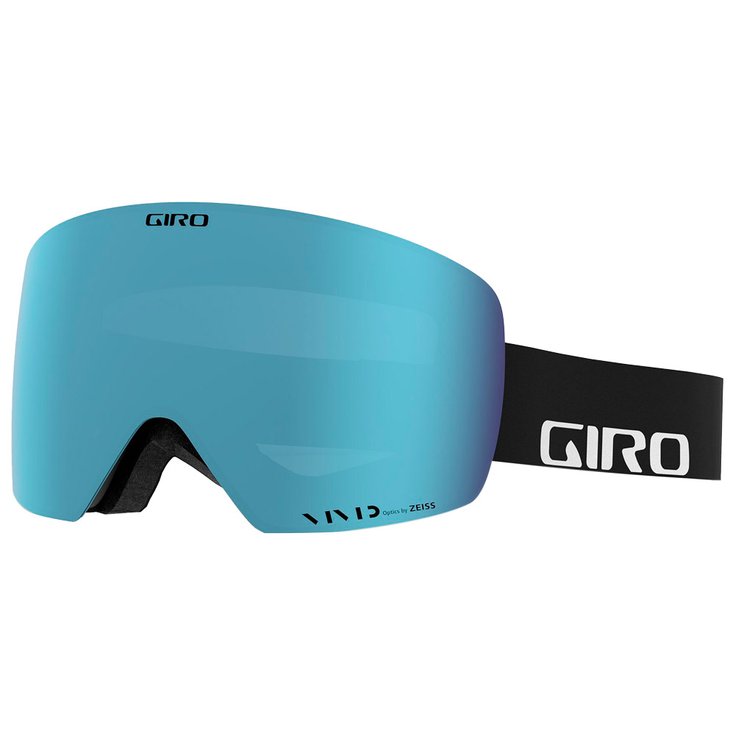 Giro Masque de Ski Contour Black Wordmark Vivid Royal + Vivid Infrared Voorstelling