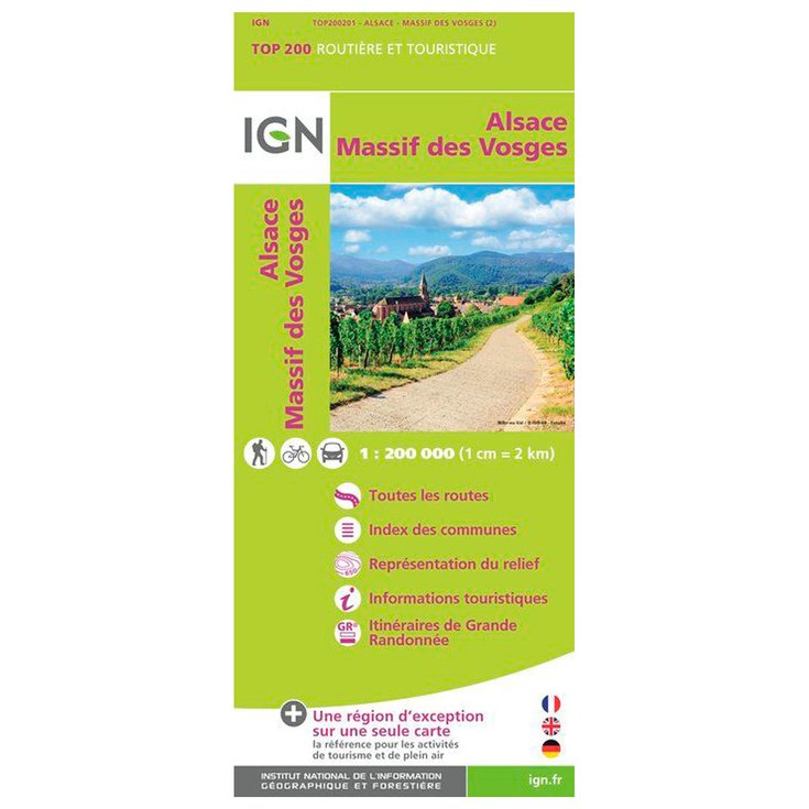 IGN Alsace Massif Des Vosges 