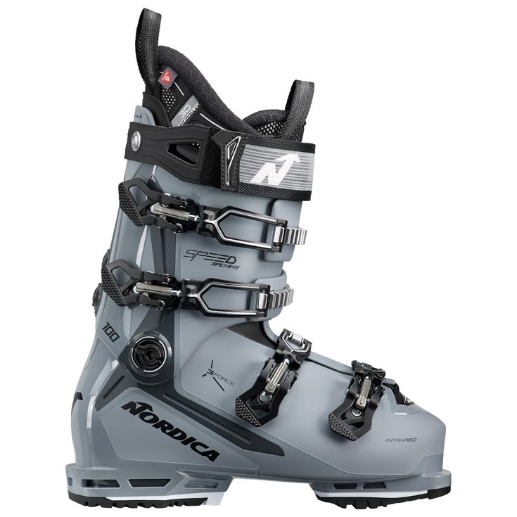 Nordica Chaussures de Ski Speedmachine 3 100 Gw Grey Black Red Présentation