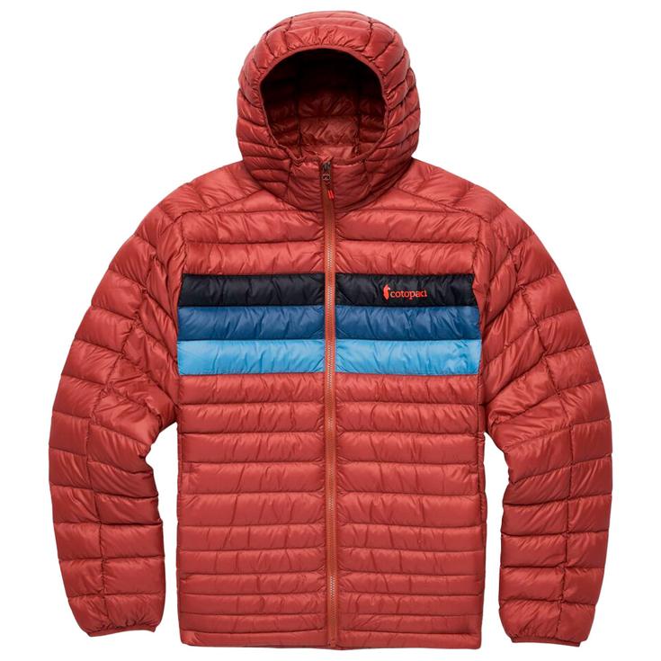 Cotopaxi Down jackets Fuego Down Hooded Jacket Nutmeg Stripes Overview