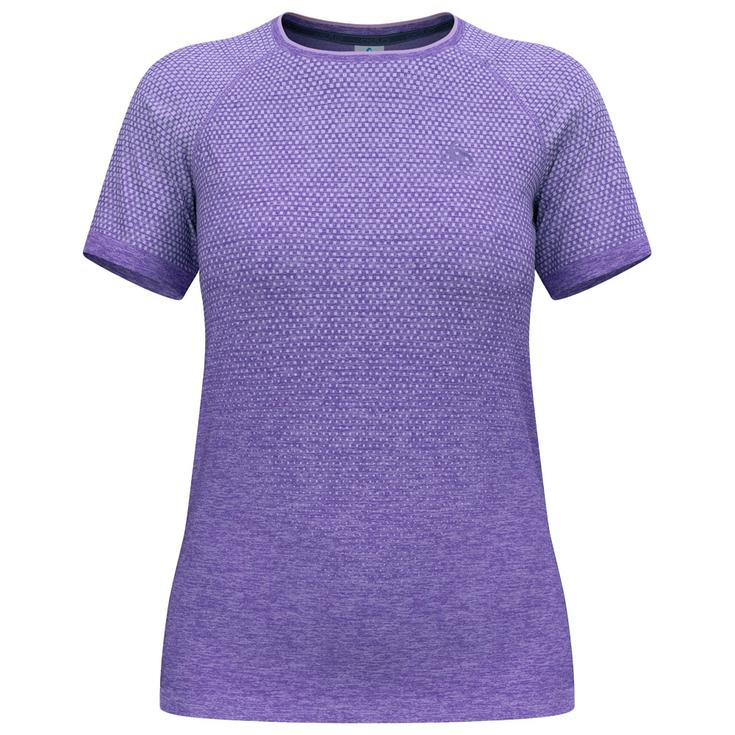 Odlo Essential Seamless T-Shirt Crew Neck SS Wmn Afterparty Melange 