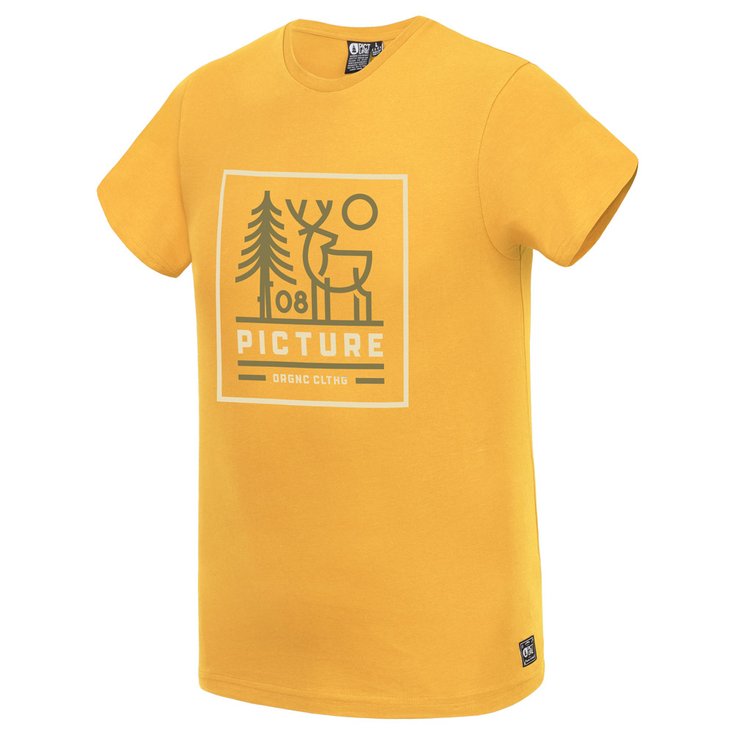 Picture Tee-Shirt Stag Safran Overview