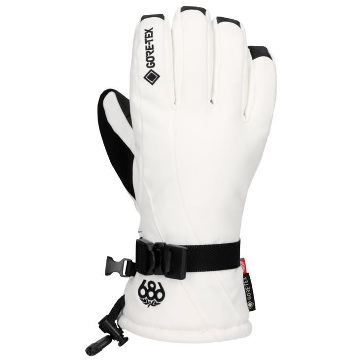 686 Gloves Wms Gore-Tex Linear Glove White Overview