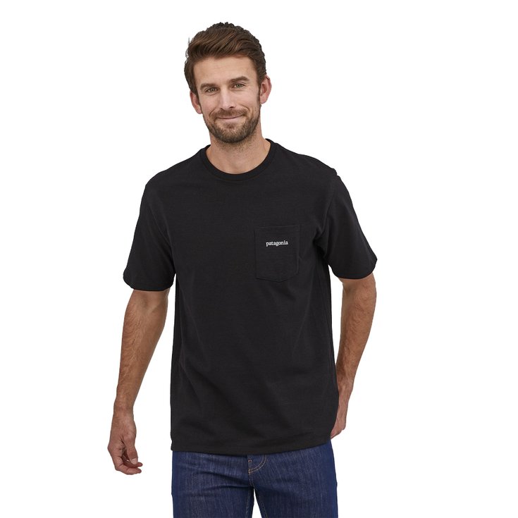Patagonia line logo t shirt discount
