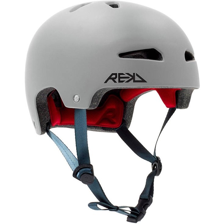 Rekd Casco Bike REKD Ultralite In Mold Grey Perfil