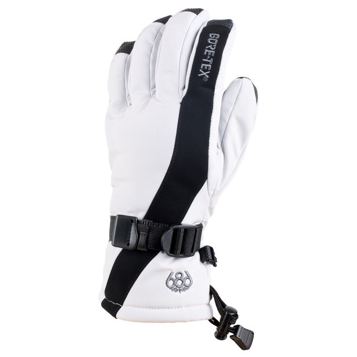 686 Handschoenen Wms Gore-tex Linear Glove White Voorstelling