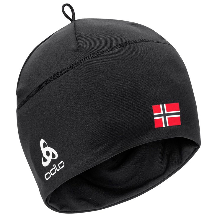 Odlo Bonnet Nordique Polyknit Fan Warm Hat Black Norway Présentation