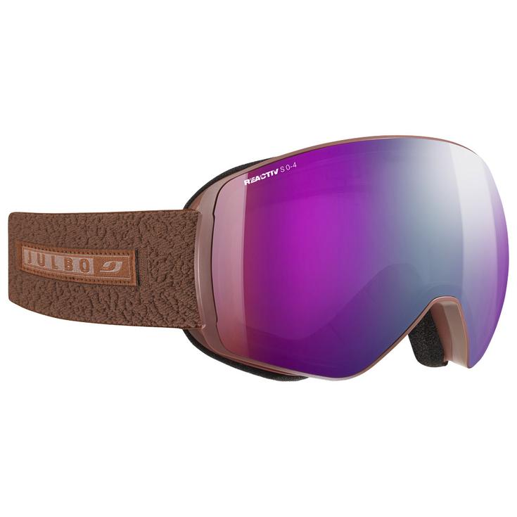 Julbo Masque de Ski Stormchaser Marron Noir Reactiv 0-4 High Contrast Présentation